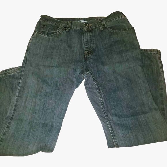 Men’s Urban Pipeline Blue Jeans 32x30 Classic Fit Straight Leg Denim *Call Out - Picture 2 of 5